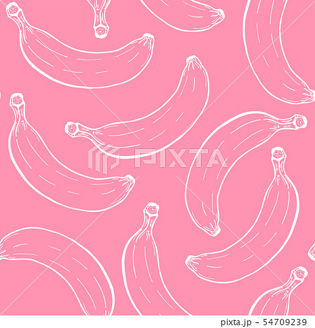 バナナ 壁紙 シンプル 柄のイラスト素材