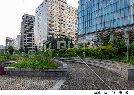 築地川銀座公園の写真素材