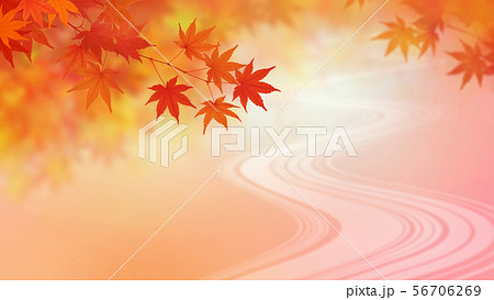 紅葉 和柄 秋 葉のイラスト素材