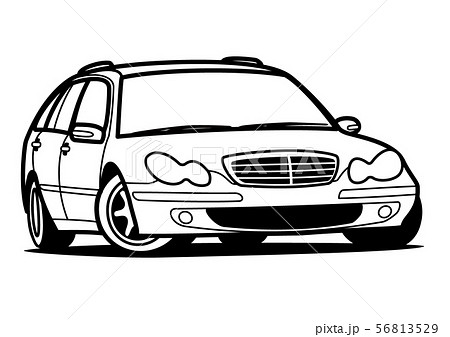 ベンツのイラスト素材