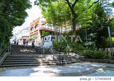 井の頭公園入口の写真素材