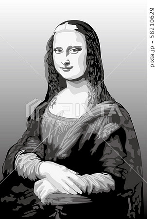 モナリザ 絵画 作品 絵のイラスト素材