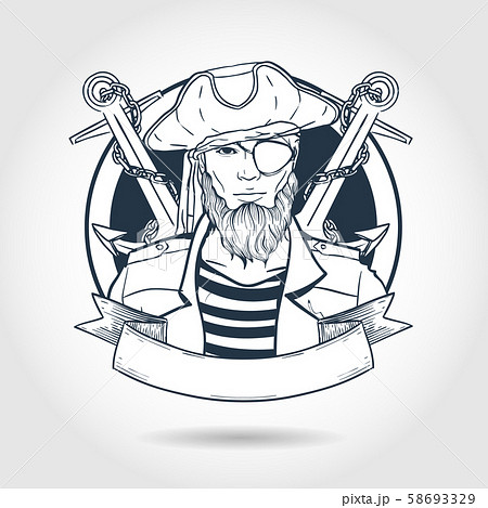 船長 海賊のイラスト素材