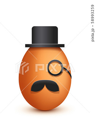 モノクルのイラスト素材