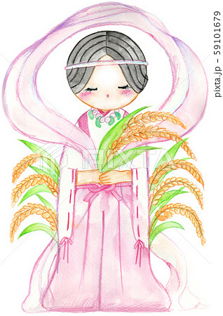 大神のイラスト素材