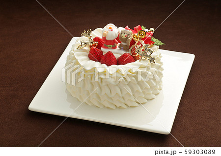 四角ケーキの写真素材