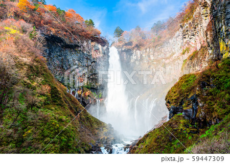 華厳の滝の写真素材