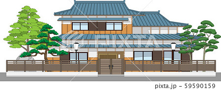 和風建築のイラスト素材集 ピクスタ