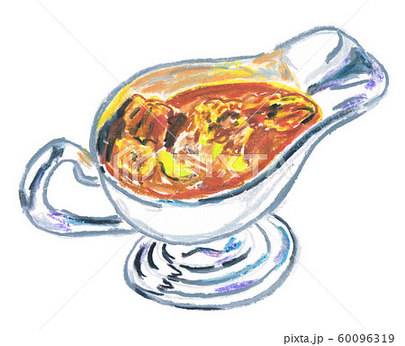 ライスカレーのイラスト素材