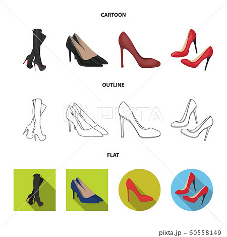 ピンヒールのイラスト素材