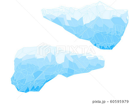 顕在意識 潜在意識 海 氷山のイラスト素材 Pixta