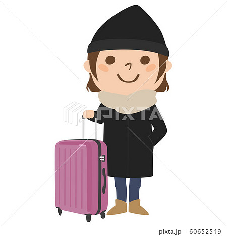 旅行者のイラスト素材