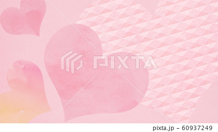 ハート ピンク 壁紙 輝きの写真素材