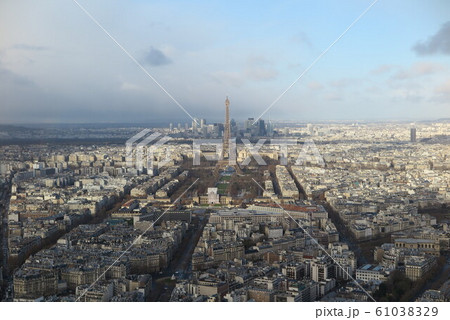 パリの景色 エッフェル塔 Tour Eiffel In Paris の写真素材