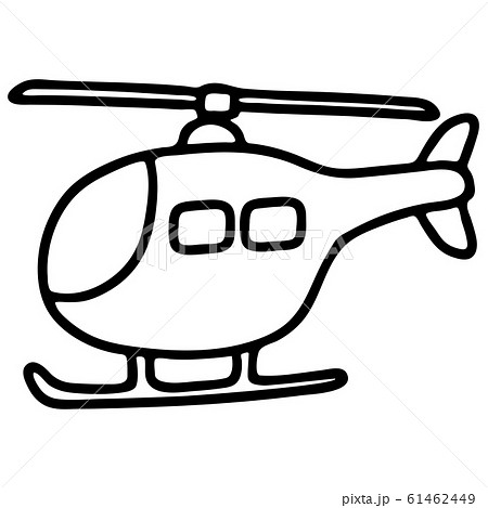 ヘリコプター 乗り物 ベクター 素材のイラスト素材