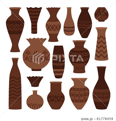 壺のイラスト素材