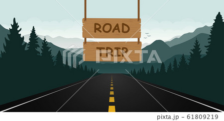 Straight path/Straight road Vectors - PIXTA