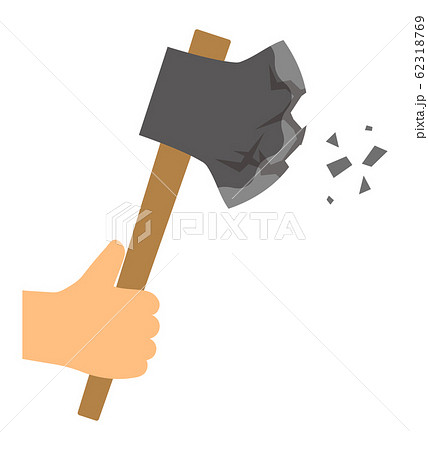 刃こぼれのイラスト素材