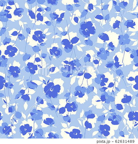 植物 花 花柄 テキスタイルのイラスト素材