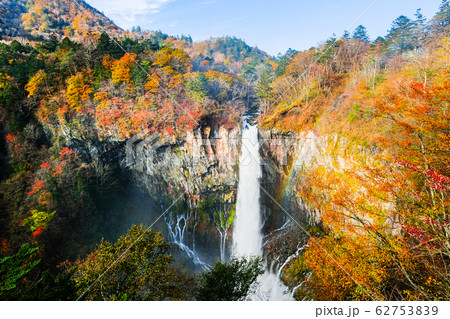 華厳の滝の写真素材