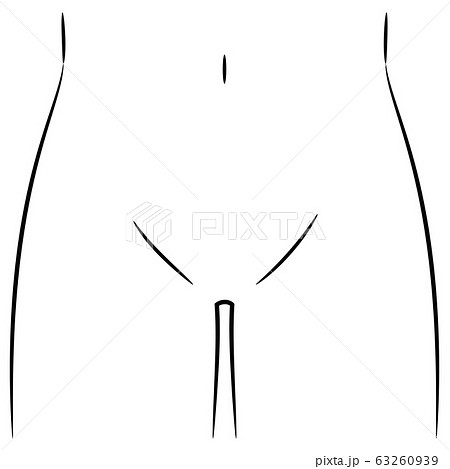 股間のイラスト素材