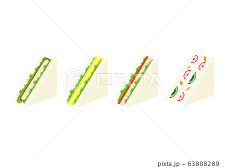 サンドイッチのイラスト素材集 ピクスタ