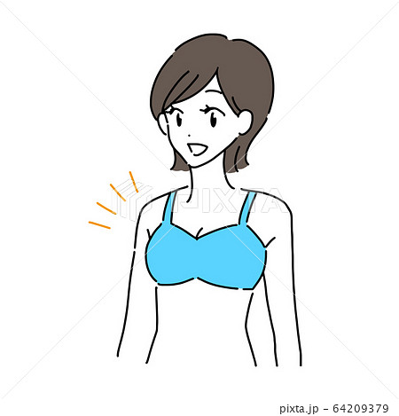 Human body shapes. Woman breast form set. Bra type - Stock Illustration  [43070582] - PIXTA
