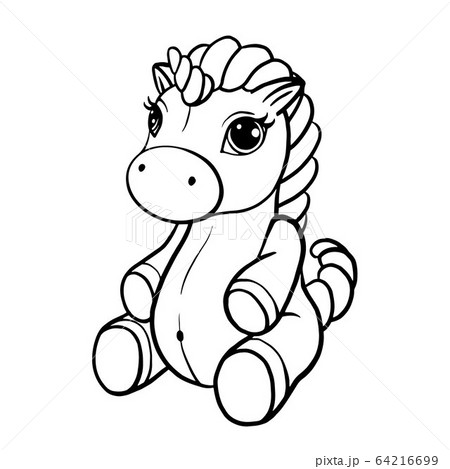 ポニーのイラスト素材