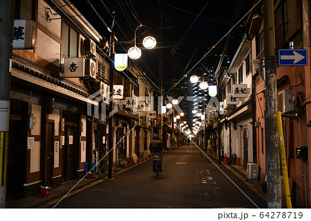 飛田新地の写真素材