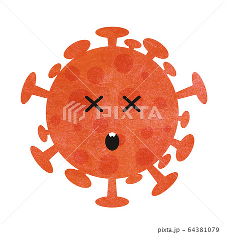 ばい菌 バイキン イラスト キャラクター かわいいのイラスト素材