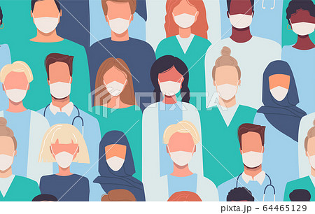 グランドスタッフのイラスト素材