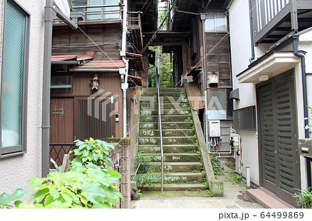 樋口一葉旧居跡の写真素材