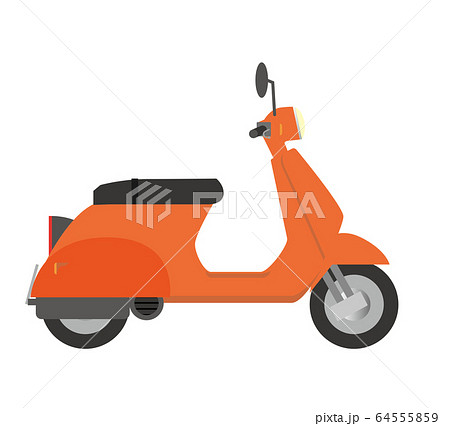 原付 スクーターのイラスト素材集 Pixta ピクスタ