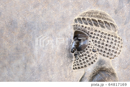 浅浮き彫りの写真素材