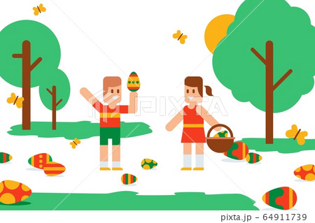 隠し文字のイラスト素材