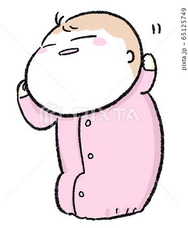 ほっぺぷにぷにのイラスト素材