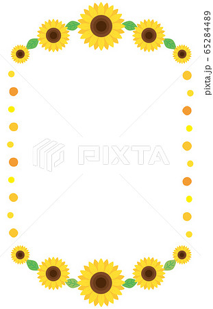 夏 夏素材 飾り罫線 罫線のイラスト素材