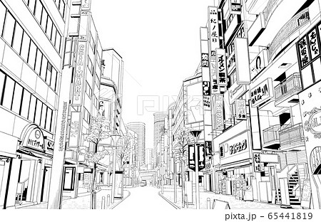 Downtown Area Illustrations