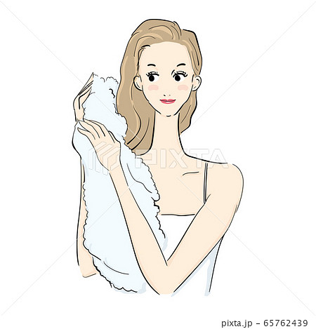 朝シャンのイラスト素材