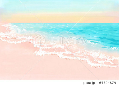 水面 水 海面 壁紙のイラスト素材