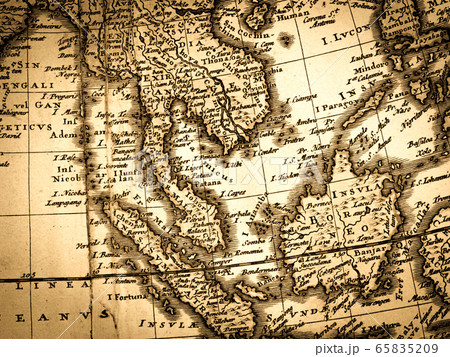 世界地図 地図 ベトナム 東南アジアの写真素材