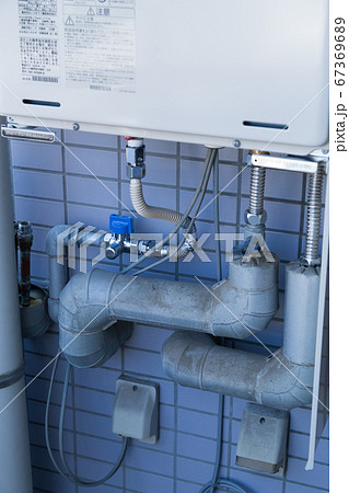 家庭用ボイラーの写真素材