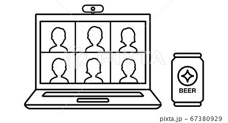 ワイワイのイラスト素材