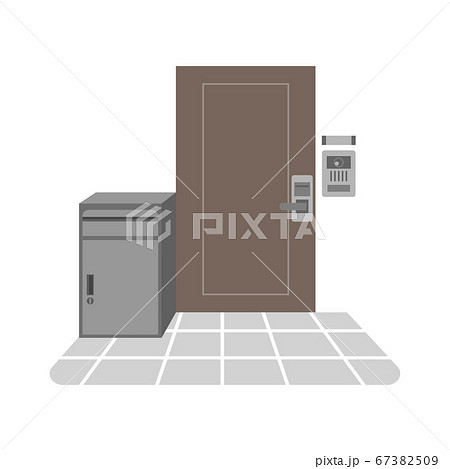 宅配ボックスのイラスト素材