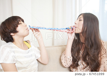 ピーヒャラ笛の写真素材