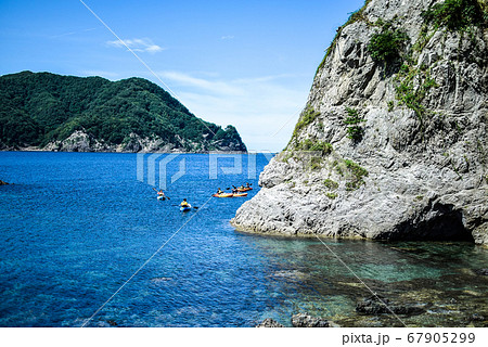 切浜海水浴場の写真素材