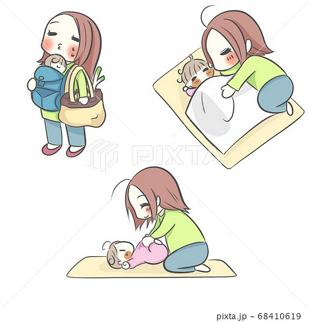 着替え 子供のイラスト素材 着替え 子供のイラスト素材