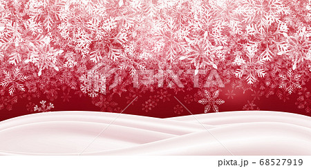 クリスマス　雪　風景　背景