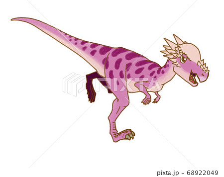 パキケファロサウルスのイラスト素材