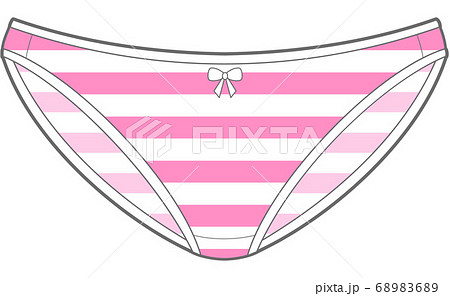 しましまパンツのイラスト素材